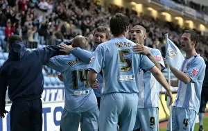 Images Dated 2008 October: Coventry City FC: Leon McKenzie's Double Strike vs Southampton in Coca-Cola Championship (04-10-2008)