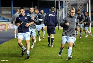 Images Dated 1st November 2011: Coventry City FC: Pre-Match Warm-Up vs Millwall in Npower Championship (01-11-2011)