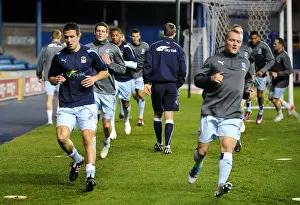 Images Dated 1st November 2011: Coventry City FC: Pre-Match Warm-Up vs Millwall in Npower Championship (01-11-2011)