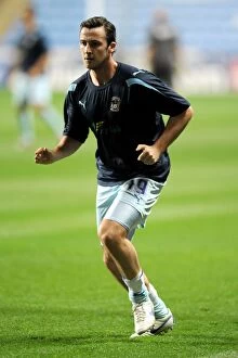 Images Dated 27th September 2011: Coventry City FC: Roy O'Donovan's Pre-Match Warm-Up at Ricoh Arena vs Blackpool