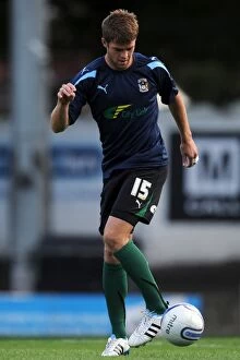Images Dated 9th August 2011: Coventry City FC vs Bury: Carling Cup First Round Showdown at Gigg Lane - Martin Cranie