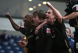 Images Dated 2009 February: Coventry City FC's Aron Gunnarsson Scores Second Goal vs