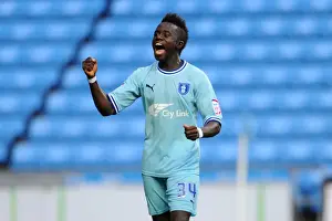 Images Dated 2011 September: Coventry City FC's Championship Triumph: Gael Bigirimana's Euphoric Moment at Derby County (10-09-2011)
