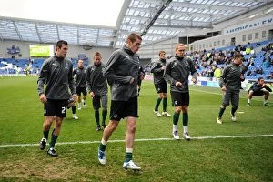 Images Dated 26th November 2011: Coventry City Footballers Gear Up for Npower Championship Showdown against Brighton