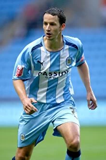 Images Dated 13th August 2008: Coventry City vs Aldershot Town in Carling Cup Round 1 at Ricoh Arena: Guillaume Beuzelin in Action