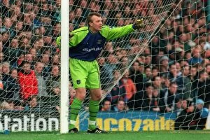 Images Dated 17th January 1998: Coventry City vs Arsenal: Magnus Hedman's Premier League Battle