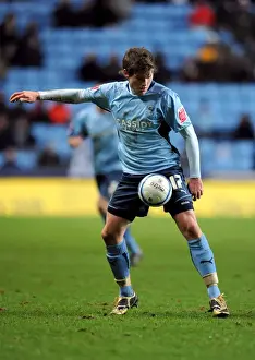 Images Dated 2010 January: Coventry City vs Barnsley: Aron Gunnarsson at Ricoh Arena - Championship Clash (09-01-2010)
