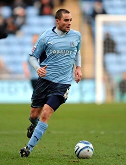Images Dated 9th January 2010: Coventry City vs Barnsley, Championship Clash: James McPake at Ricoh Arena (January 9, 2010)