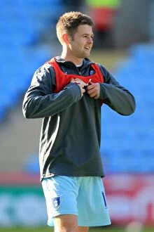 Images Dated 25th February 2012: Coventry City vs Barnsley: Oliver Norwood in Action (2012, Npower Championship, Ricoh Arena)