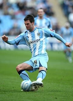 21-02-2009 v Birmingham City Collection: Coventry City vs Birmingham City: Daniel Fox in Action at the Ricoh Arena - Championship Clash