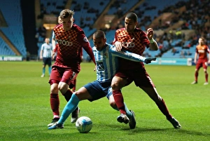 Coventry City vs Bradford City: Tudgay and Evans vs Meredith at Ricoh Arena