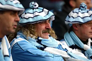 Fan Prints: Coventry City vs Burnley: Exciting Championship Match at Ricoh Arena - Fans in High Spirits