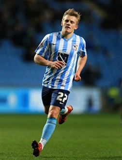 Coventry City vs Colchester United in Sky Bet League One at Ricoh Arena: George Thomas in Action