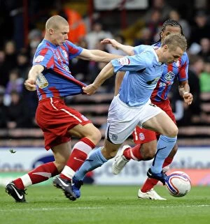 Images Dated 13th November 2010: Coventry City vs. Crystal Palace: A Battle in the Npower Championship - Gary McSheffrey vs
