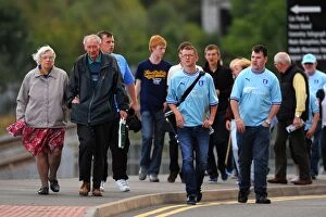 Images Dated 10th September 2011: Coventry City vs Derby County: Fans Gather at Ricoh Arena for Championship Showdown