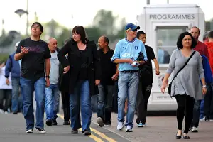 Images Dated 10th September 2011: Coventry City vs Derby County: Fans Gather at Ricoh Arena for Championship Showdown (10-09-2011)