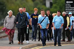 Fan Prints: Coventry City vs Derby County: Fans Gather at Ricoh Arena for Championship Showdown