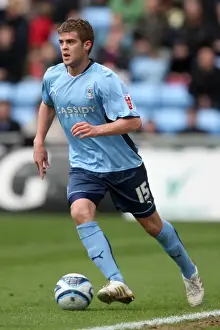 Images Dated 2010 April: Coventry City vs Derby County: Martin Cranie's Championship Showdown at Ricoh Arena (03-04-2010)