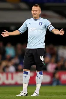 Images Dated 2011 September: Coventry City vs Derby County: Sammy Clingan in Action - Npower Championship