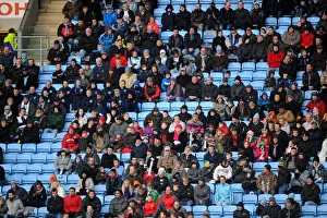 Images Dated 2011 December: Coventry City vs Hull City: Tense Moment at Ricoh Arena - Fans on Edge (10-12-2011)