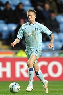 Images Dated 14th February 2012: Coventry City vs Leeds United: Carl Baker's Unforgettable Championship Showdown (February 14)