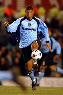 Images Dated 2002: Coventry City vs Millwall: Jay Bothroyd Takes Control in Nationwide League Division One (12-04-2002)