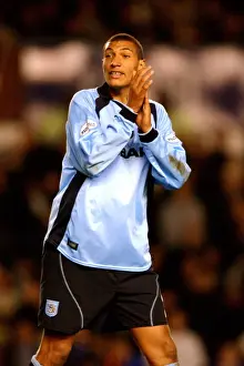 Images Dated 2002: Coventry City vs Millwall: Jay Bothroyd's Heartfelt Moment (Division One)