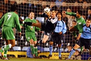 Images Dated 2002: Coventry City vs Millwall: Magnus Hedman Claims the Ball in Nationwide League Division One (April 12)