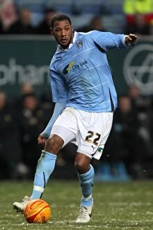 Images Dated 18th December 2010: Coventry City vs Norwich City: Clive Platt at Ricoh Arena - Npower Championship (December 18, 2010)