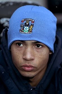 Images Dated 18th December 2010: Coventry City vs Norwich City: Jordon Clarke at Ricoh Arena - Npower Championship Match