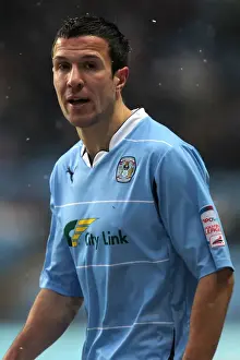 Images Dated 2010 December: Coventry City vs Norwich City: Richard Wood in Action at the Ricoh Arena - Npower Championship (December 18)