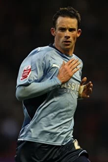 Images Dated 28th December 2009: Coventry City vs. Nottingham Forest: Championship Battle - McIndoe in Action (2009)