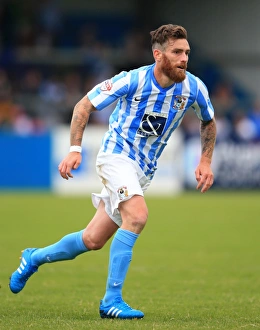 Prints of Coventry Citys Romain Vincelot Pre-season Friendly Prints: Coventry City vs Oxford United: Romain Vincelot at Liberty Way Stadium - Pre-Season Friendly