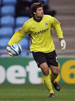 Images Dated 2009 October: Coventry City vs Reading, Championship 2009: Dimitrios Konstantopoulos in Action at Ricoh Arena