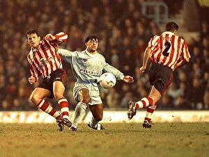 Coventry City v Southampton Collection: Coventry City vs Southampton: A Premier League Battle - Richard Shaw in Action