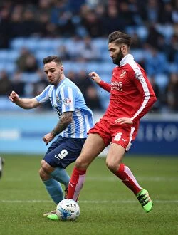 Images Dated 19th March 2016: Coventry City vs Swindon Town: Intense Clash in Sky Bet League One (2015-16)
