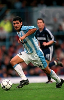Images Dated 2000: Coventry City vs. Tottenham Hotspur: John Aloisi's Determined Performance (14-10-2000)