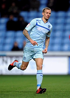 Images Dated 2012 December: Coventry City vs Walsall: Carl Baker at Ricoh Arena - Npower League One Clash