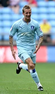 Images Dated 20th August 2011: Coventry City vs. Watford: Carl Baker in Action at the Ricoh Arena (Npower Championship, 20-08-2011)