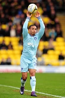 Images Dated 17th March 2012: Coventry City vs. Watford: Jordan Clarke's Championship Battle (March 17, 2012)