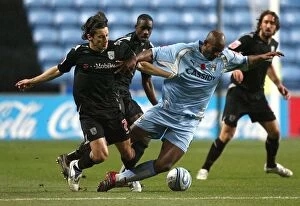 Images Dated 12th November 2007: Coventry City vs. West Bromwich Albion: Clash in the Championship - Dele Adebola vs