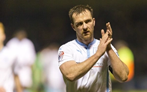 Images Dated 2015 January: Coventry City's Andy Webster Celebrates League One Victory with Traveling Fans