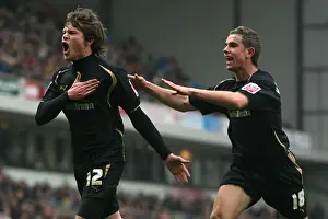 Images Dated 2009 February: Coventry City's Aron Gunnarsson Scores Stunning Second Goal in FA Cup Upset against Blackburn Rovers (14-02-2009)