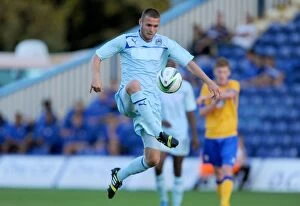 Images Dated 26th July 2013: Coventry City's Billy Daniels in Action at Mansfield Town Friendly (July 26, 2013)
