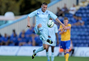 Images Dated 2013 July: Coventry City's Billy Daniels in Action at Mansfield Town Friendly (July 26, 2013)