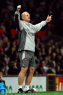 Classic Match Prints: Coventry City's Bold Stand against Manchester United in Carling Cup: Iain Dowie at Old Trafford (September 2007)
