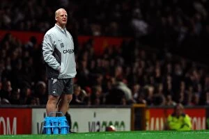 Images Dated 26th September 2007: Coventry City's Bold Stand at Old Trafford: Iain Dowie Faces Manchester United in Carling Cup