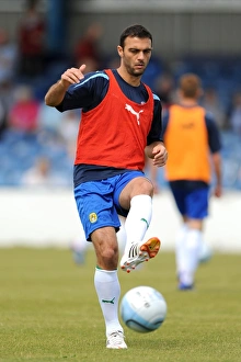 Images Dated 2012 July: Coventry City's Bruno Cazarine in Pre-Season Action: Clash Against Nuneaton Town at Liberty Way Stadium
