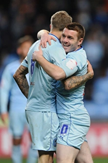 Coventry City's Carl Baker Scores Double: Celebrating Victory Against Walsall in Football League One
