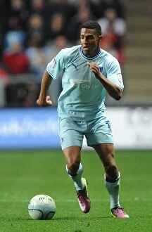 Images Dated 5th November 2011: Coventry City's Cyrus Christie in Action Against Southampton (Npower Championship, 5-11-2011)